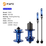 FAFX ปิดผนึกแบริ่งจักรยาน Hub 32/36หลุมดิสก์เบรก7/8/9/10/11ความเร็วด้านหน้าด้านหลังฮับ MTB จักรยาน H