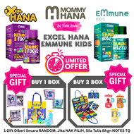 Excel Hana Mommyhana Vitamin Minda Otak Pelajar Prebiotic Probiotic Brain Booster Speech Delay Otak 