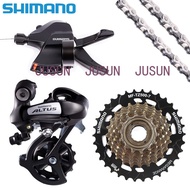Shimano Altus M310 1x7 Speed Groupset MTB Bike SL-M315-7S Shifter RD-M310 Rear Dearilleur CS-HG200-7