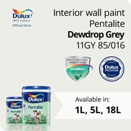 Dulux Pentalite Interior Wall Paint - Dewdrop Grey 11GY 85/016