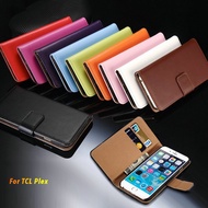TCL PLEX 6.53" T780H Casing Wallet PU Leather Magnetic Flip Case Cover With Card Holder