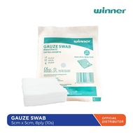 Winner Sterile Gauze 10cm x 10 cm - Gauze Swab Winner GAUZE SWAB STERILE Gauze 16ply 10x10 and 7.5x7
