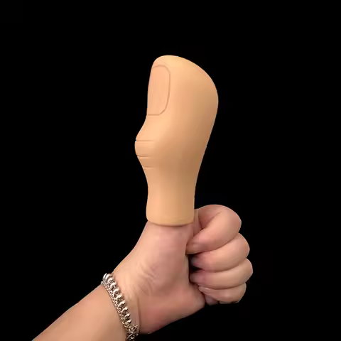 Magic red swollen thumbs up close interactive strange finger JL Giaint thumb magic thicks props Illu