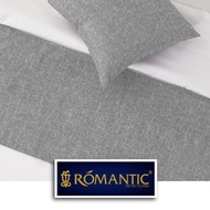 Bed Runner / Selendang kasur Grey by ROMANTIC standard Hotel minimalis