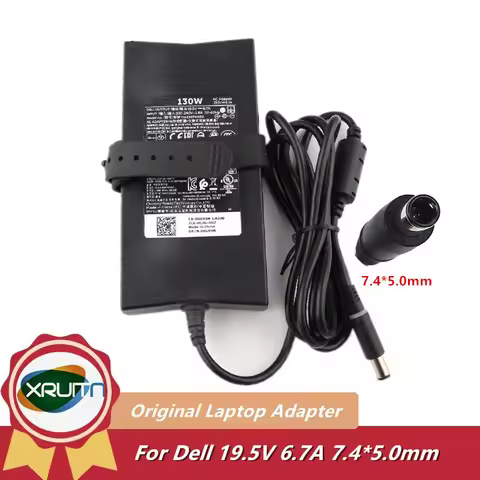 130W Original Laptop AC Adapter Power Charger PA-4E PA-13 Family JU012 CM161 0X9366 LA130PM121 HA130