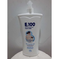Sữa tắm E100 màu Trắng 1200ml Sữa tắm trắng da tinh chất sữa dê