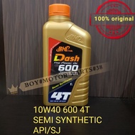 BHP 600 4T DASH 1 LITER 10W40 #SEMI SYNTHETIC MOTORCYCLE ENGINE OIL