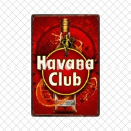 [tmft53] [ Mike86 ] Belgian Beer Havana Club Duvel Hertog Jan Metal Tin Art Sign Wall Poster Iron Pa