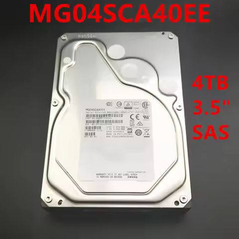 1PCS New Original Hard Disk For Toshiba 4TB SAS 3.5" 128MB 7200RPM Enterprise Class HDD For MG04SCA4