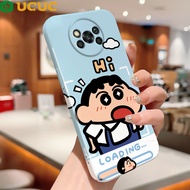 UCUC Phone Case Casing hp Untuk Xiaomi Poco F3 F4 M3 X3 NFC Pro 5G Xiaomi 11 Lite 5G NE Kartun Crayo