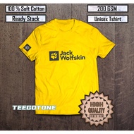 Hot Sale Jack Wolfskin High-quality 100% Cotton T-shirt  Outdoor Hiking Mountain Tees XS To 3XL 924-