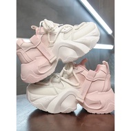 #厚底增高6CM老爹鞋女单网面透气轻便高级休闲运动鞋,, Thick-Soled Heightened 6CM Daddy Shoes Women's Single Mesh Breathable L