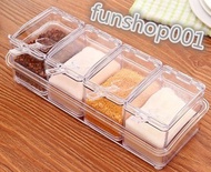 Set up vertical kitchen sugar bowl seasoning salt water bottle spice tank seasoning box