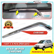 Perodua Kancil Chrome Rear Wiper Cover