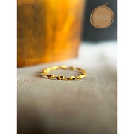 FLEDIOS Cincin Emas 916 Minimalis LIGHT WEIGHT BAJET / FLEDIOS 916 Gold Ring Minimalist Light Weight Budget Gold Ring