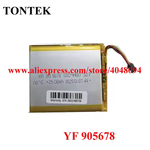 New YF 905678 Battery For AYN Odin Pro Game Console Handheld Device 6600mAh 3.8V 25.08Wh
