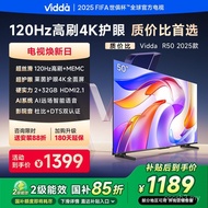 TV Vidda Hisense R50 2025 Model 50-Inci 120Hz Kadar Segar Semula Tinggi TV Tukar Masuk 55
