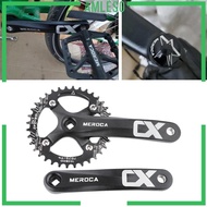 [Amleso] Road Bike Crankset Aluminum Alloy Crankset Bike Accessories for BMX Road Equipment