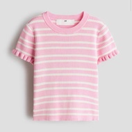 Girls' knitted shirt h&m auth size 1/2-2y (us 2T)