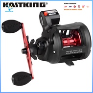 ORIGINAL KastKing ReKon Line Counter Trolling Fishing Reel, Round Conventional Baitcasting Reel, Bod
