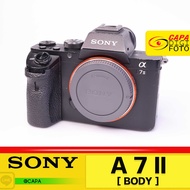 Sony A7 II (BODY) With Box/อดีตประกันศูนย์ มีรอยร้าวที่ขอบช่องมองภาพ (pre owned) YC
