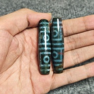 Dzi 4 EYES old green lime, size 5.6cm (message shop to choose Dzi) meaning love, wealth, peace, luck