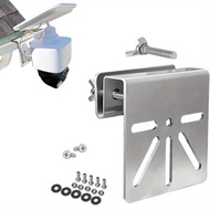 Metal Gutter Bracket Kit Outdoor Security Camera Holder For Eufy SoloCam S340/Eufy E30 Wall Mount Ch