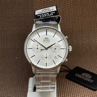 [TimeYourTime] Orient RA-KV0302S00C Quartz Contemporary Chronograph White Blue Japan Made Watch RA-KV0302S