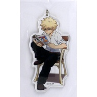 Boku n Hero Academia Full Body Acrylic Keychain Bakugo Katsuki Reading