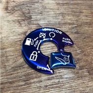 [XC] Titanium Plated/Carbon Fiber Lock Patch+Carriage Open Patch DRG158/FNX125/VEGA125