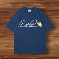 Arnold Palmer T-shirt Cartoon T-shirt Print Couple Tee Men Women Pure Cotton TShirt Baju Top