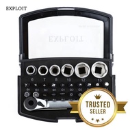 EXPLOIT 28PCS PROFESSIONAL RATCHET WRENCH SCREWDRIVERS (BLACK)
