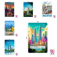 Fridge Magnet Souvenir Malaysia Kuala Lumbor Johor bahru