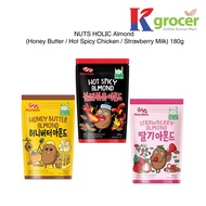 Kgrocer HALAL Nut Holic HONEY BUTTER ALMOND / HOT SPICY ALMOND / STRAWBERRY【EXP - SEP"23】 ALMOND /18