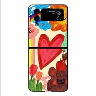 卡通 油畫圖案 手機殼 Flip 3 4 Fold 3 4 Phone Case手機殼 $125包埋順豐郵費⚠️🤩