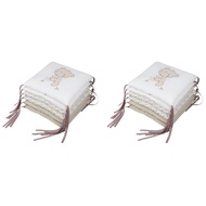 12Pcs Baby Bed Protector Crib Bumper Pads Baby Bed Bumper in the Crib Bumper Safety Cotton Blend
