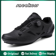 New Black Cleats Shoes Road Bike Shoes Mtb for Men Flats Cycling Shoes Mtb Bike Rb Speed Bicycle Biking Shoes Specialized Mountain Footwear Male Spd Pedal and Shoes Set Racing Triathlon Women Outdoor Sport Shoes Size ：36-47