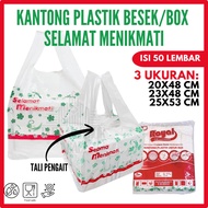 Enjoyable Plastic Bags, 50 Pcs Royal | Food Box Plastic Bag 18x18 20x20 22x22 Thick Food Grade | CON