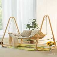 HY-# Outdoor Swing Glider Hanging Basket Rattan Chair Home Lazy Indoor Cradle Chair Balcony Courtyard Swing Double Nordi