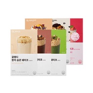 Glam.d Light Meal Diet Shake 5 pack (NEW Strawberry Yogurt Flavor / Earl Gray / Chocolate  / Injeolmi Flavor / Green Tea Flavor / Cookies and Cream Flavor)