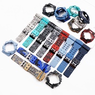 Camouflage Resin Strap for Casio CASIO G-SHOCK GD120 GD100 GA110 GA100 Watchband Bezel Replacement Sport Bracelet GA100 GLS-100 Men Watch Band