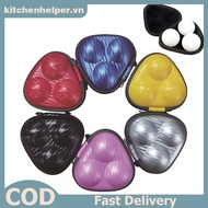 KI Table Tennis Box Case 3 Ping-pong Balls Storage Bag Hard Boxes PU Organizer Indoor Sports Table T