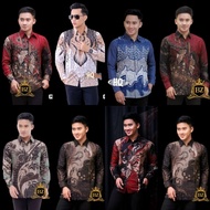 KEMEJA Men's batik Shirts/Adult batik Shirts/jumbo batik Shirts/Long Sleeve batik Shirts/premium bat