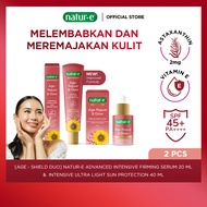 Natur-E Advanced Re-Juve & Glow Skincare Routine 1 set of 2 & 3 pcs - Vitamin E, Astaxanthin, Peptid