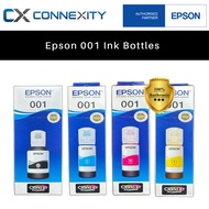 [Bundle Set] Epson 001 Ink Bottle Ink 001(Black, Cyan, Magenta, Yellow) for printer L4150 L4160 L616