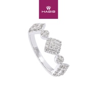 HABIB Diamond Ring in 750/18K White Gold 272200225
