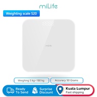 MiLife Weight Scale S20  Accuracy 50 Grams 5kg to 180 kg LCD Screen Weighing Scale Item Scale
