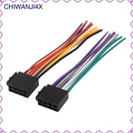 [chiwanji4x] 2Pcs Stereo Radio CD Wiring Harness Connector Adaptor Cable For TVolkswagen