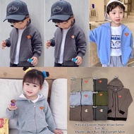 kid’s zip sweater hoodie unisex / baju budak hoodies jacket borong murah