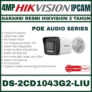 HIKVISION DS-2CD1043G2-LIU 4MP IP CAMERA OUTDOOR CCTV CAMERA